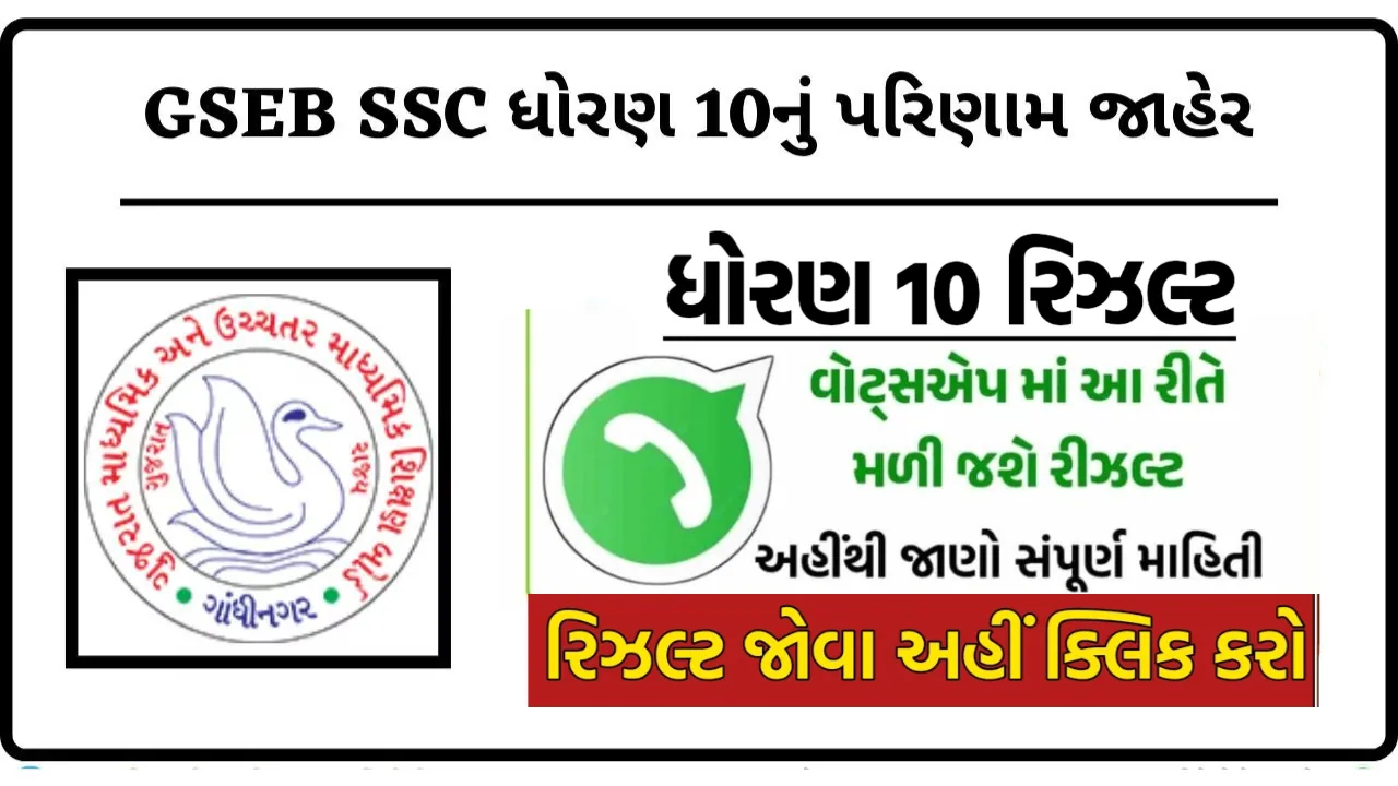 GSEB SSC Result 2023 | Std 10th Result 2023 | GSEB ધોરણ 10 પરિણામ 2023 | How To Check GSEB Ssc Result Via SMS | Gipl.in | Gseb.org